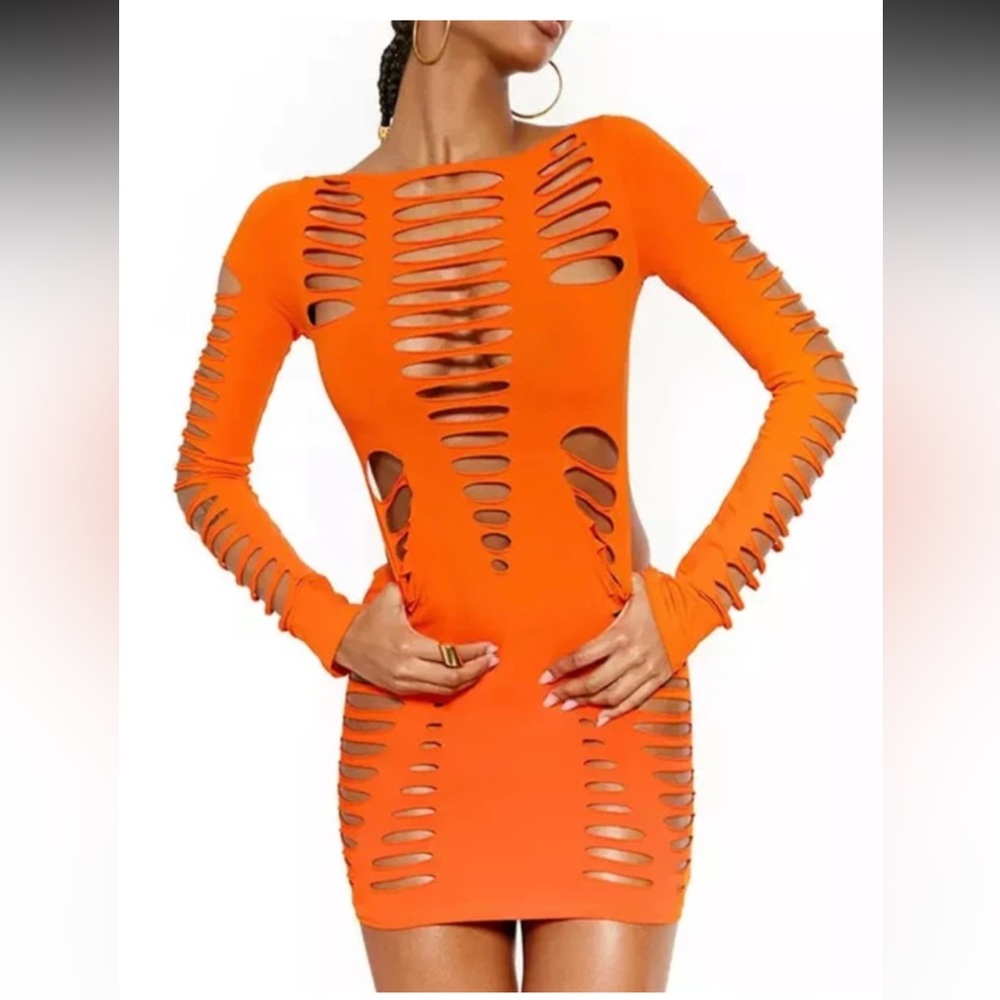 Orange dress